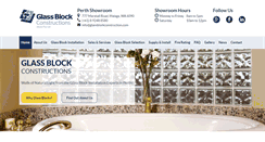 Desktop Screenshot of glassblockconstruction.com
