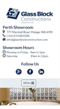 Mobile Screenshot of glassblockconstruction.com